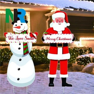 Christmas Theme Yard Signs